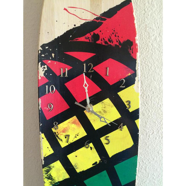 Longboard Art Skateboard Wall Clock - Longboards USA