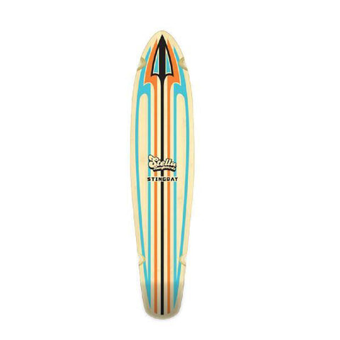 Longboard Bamboo Stingray 42" Stella Kicktail - Deck - Longboards USA