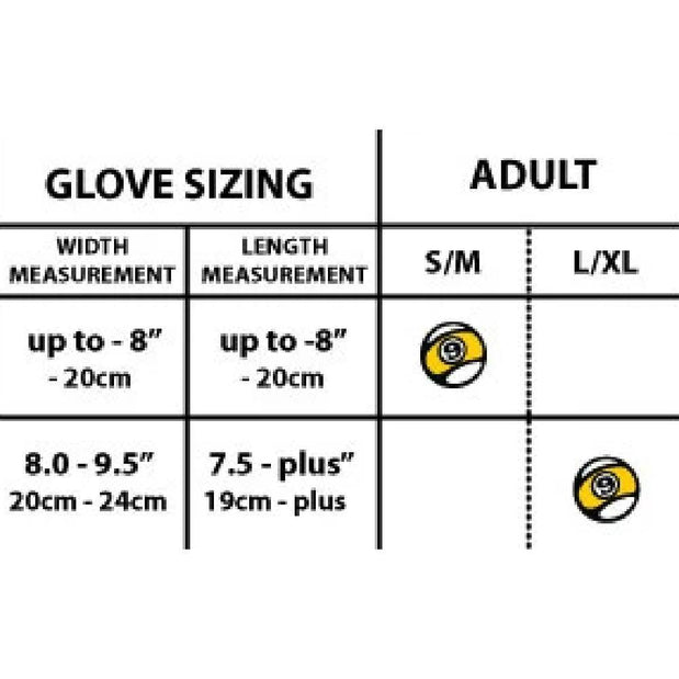 Longboard Downhill Sliding Gloves - Yellow Puck - Longboards USA