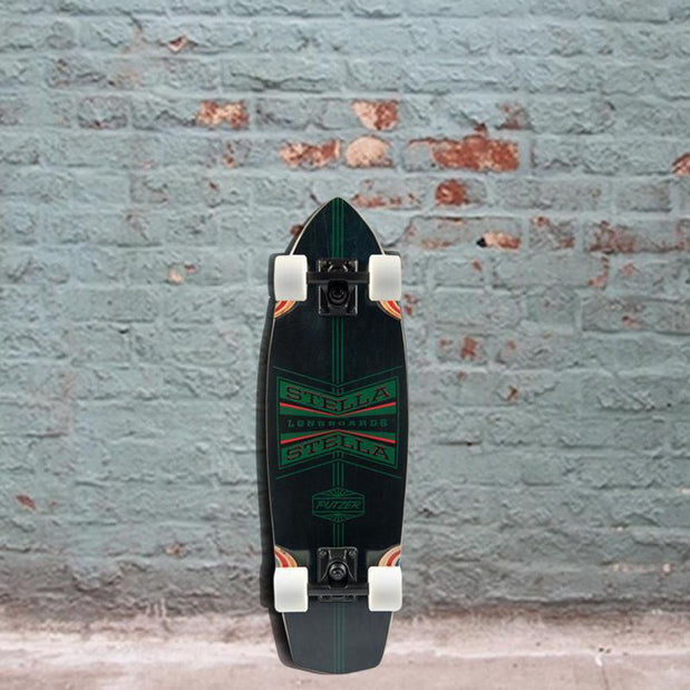 Longboard Skateboard 27" Black Mini Cruiser Putzer - Longboards USA