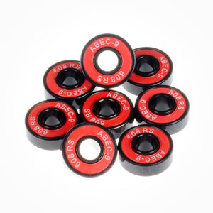 Longboard Skateboard Abec 9 Bearings Red - Longboards USA