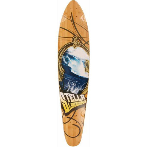 Longboard Stella Bamboo Kicktail Overflow 42" - Deck - Longboards USA