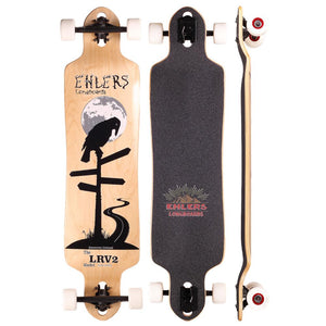 LRV2 Natural 40 inch Drop Down Drop Through Longboard - Longboards USA
