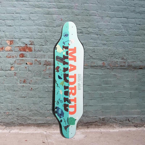 Madrid 2015 Disaster Relief Weezer Longboard - 36" - Deck - Longboards USA