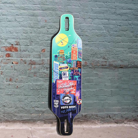 Madrid Billboard Dream Drop Thru Longboard 39" - Deck - Longboards USA