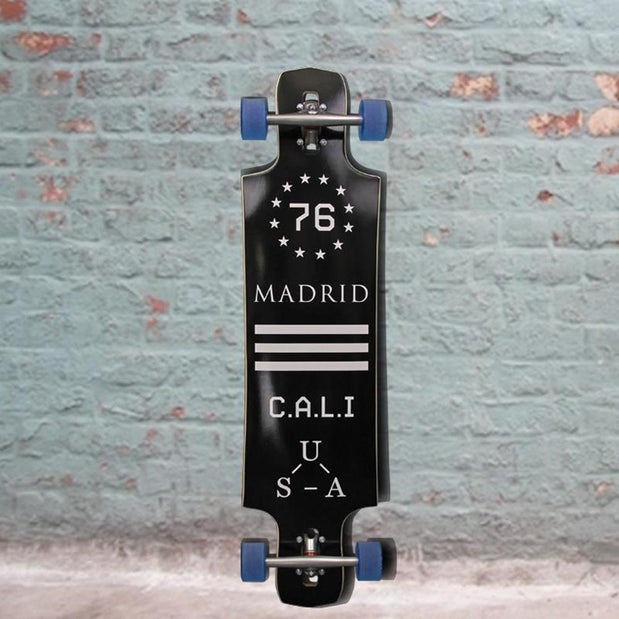 Madrid BLK Maniac Freeride 39" Drop Through Longboard Complete - Longboards USA