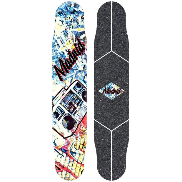 Madrid Boombox Fiberglass Pole 46" Dancing Longboard Deck - Longboards USA