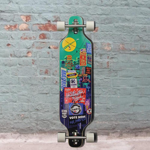 Madrid Carving Longboard Drop Through Billboard Dream 39" - Longboards USA