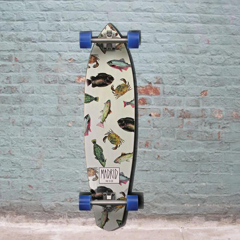 Madrid Dude Fish Longboard - 37"- Complete - Longboards USA