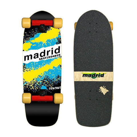 Madrid Explosion OG Cruiser Blue Yellow Longboard - Longboards USA