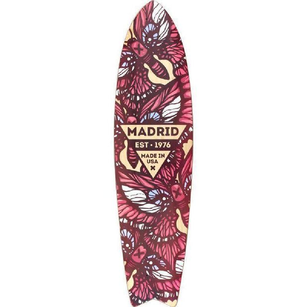 Madrid Gun 37.75" Flutter Fishtail Longboard Deck - Longboards USA