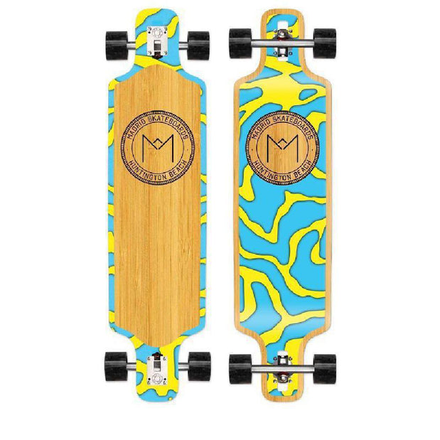 Madrid Harbor Series DTF 39" Bamboo Longboard - Longboards USA