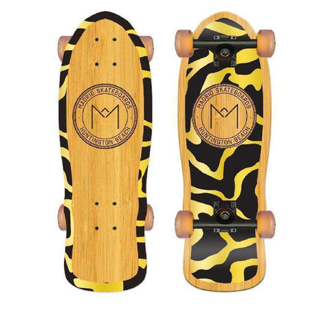 Madrid Harbor Series Shamini 25" Bamboo Longboard - Longboards USA