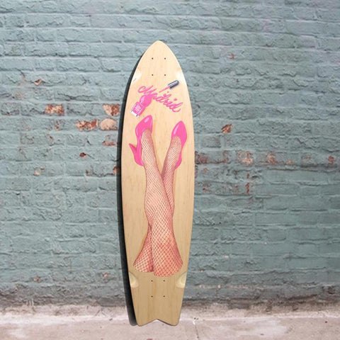 Madrid Legs Gun Fishtail Longboard - 37.75" - Deck - Longboards USA