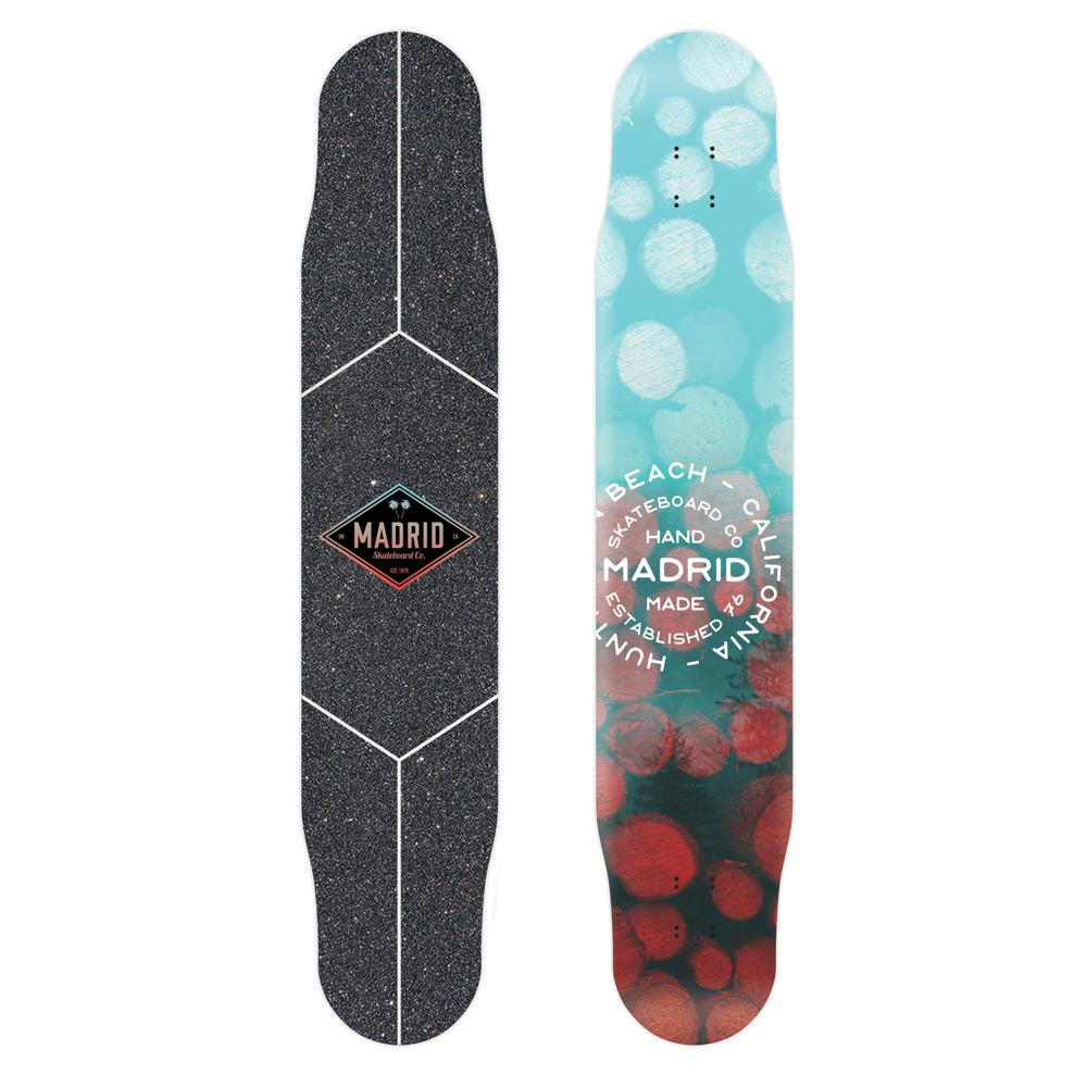 Madrid Logs Fiberglass Pole 46" Dancing Longboard Deck - Longboards USA