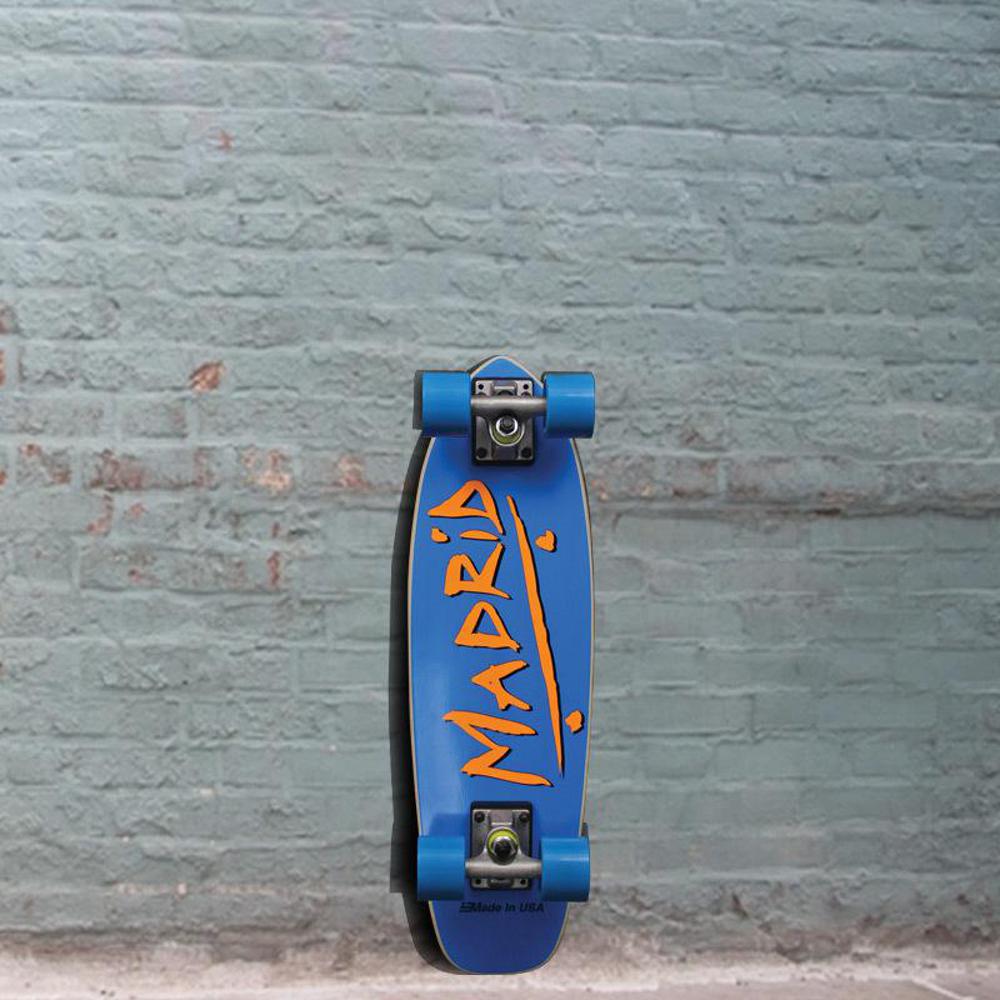 Madrid Midget Party Blue Cruiser Skateboard - Pee Wee 23.25" - Complete - Longboards USA