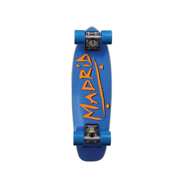 Madrid Midget Party Blue Cruiser Skateboard - Pee Wee 23.25" - Complete - Longboards USA