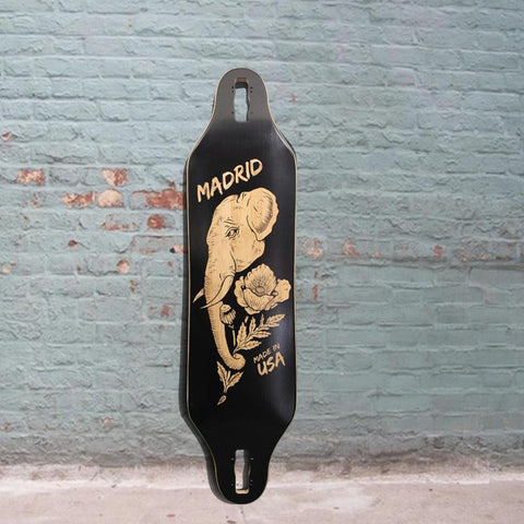 Madrid Missionary Bamboo Elephant Longboard Drop Thru - Deck - Longboards USA