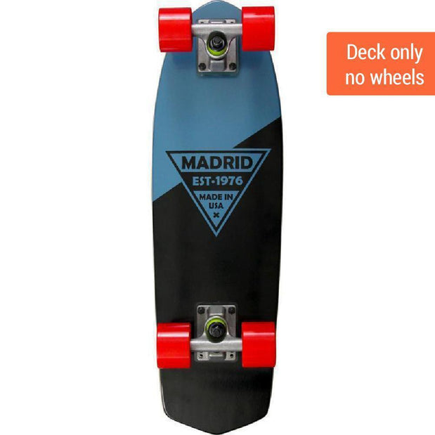 Madrid Party 24" Blue Cruiser Deck - Longboards USA