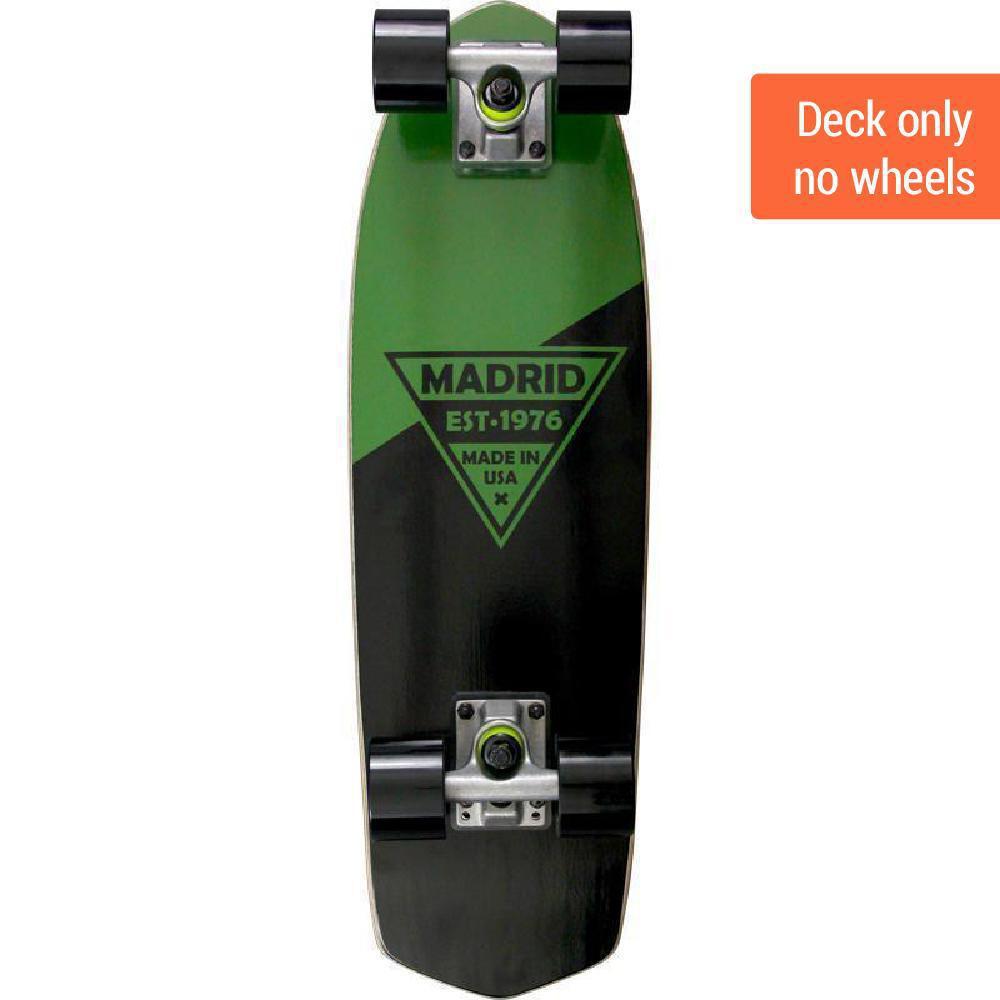 Madrid Party 24" Green Cruiser Deck - Longboards USA