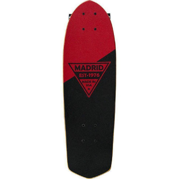 Madrid Party 24" Red Cruiser Deck - Longboards USA