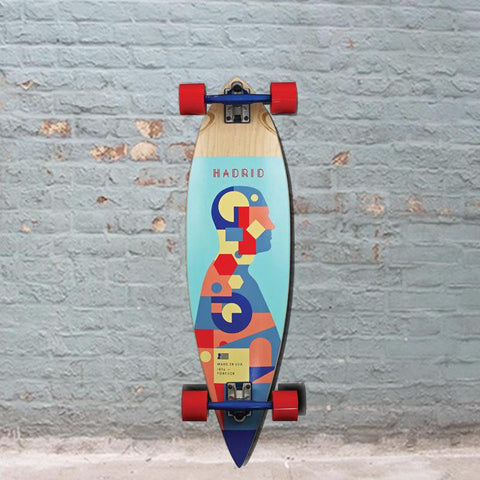 Madrid Pintail Pie Chart 36" Longboard - Longboards USA