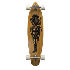 Madrid President Dude Bamboo Carving Longboard 38.75" - Longboards USA