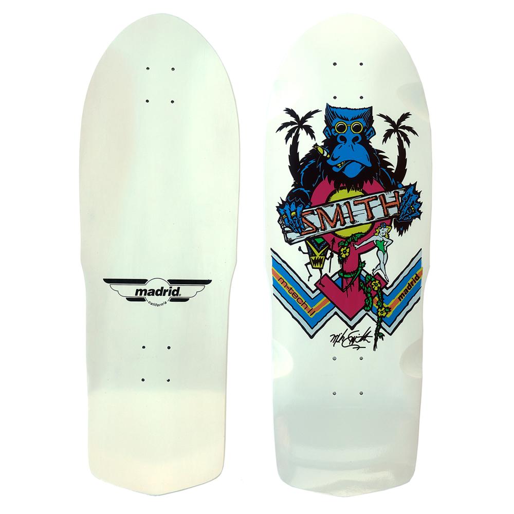 Mike Millsデザイン / SUBLIMINAL スケートデッキ A24 Madrid Skateboards Retro Mike Smith Ape 30.75