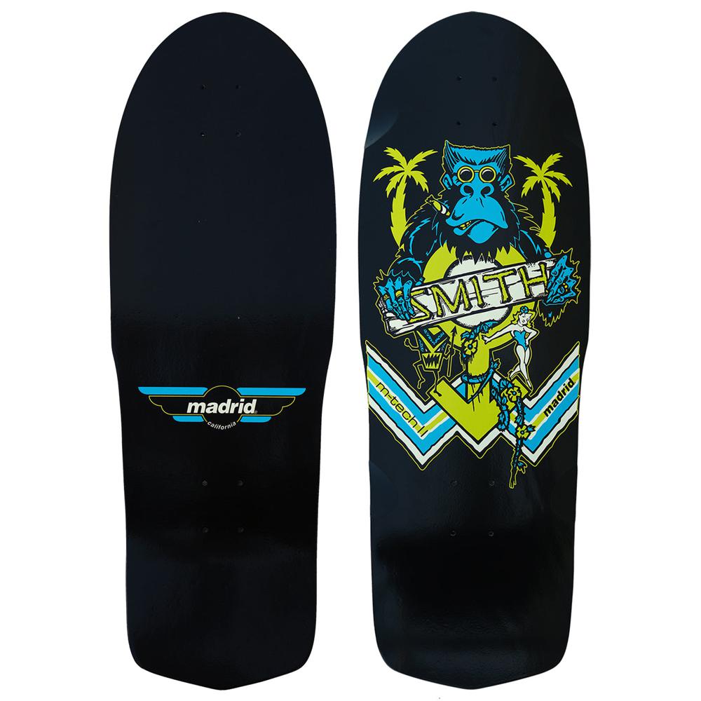 Madrid Retro Mike Smith | Glow In The Dark Series | 30.75" Old School Longboard Deck - Longboards USA