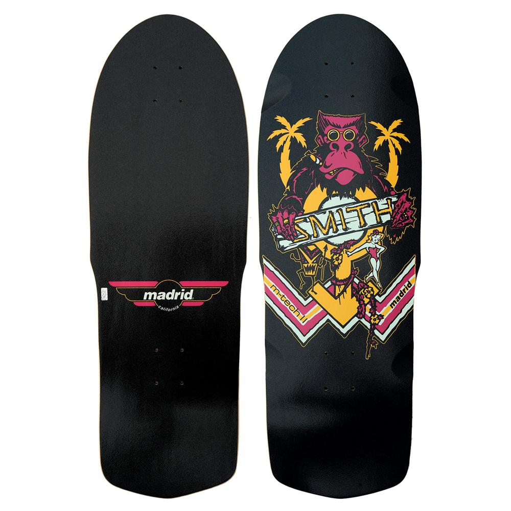 Madrid Retro Mike Smith | Metallic Limited Edition | 30.5" Old School Longboard Deck - Longboards USA