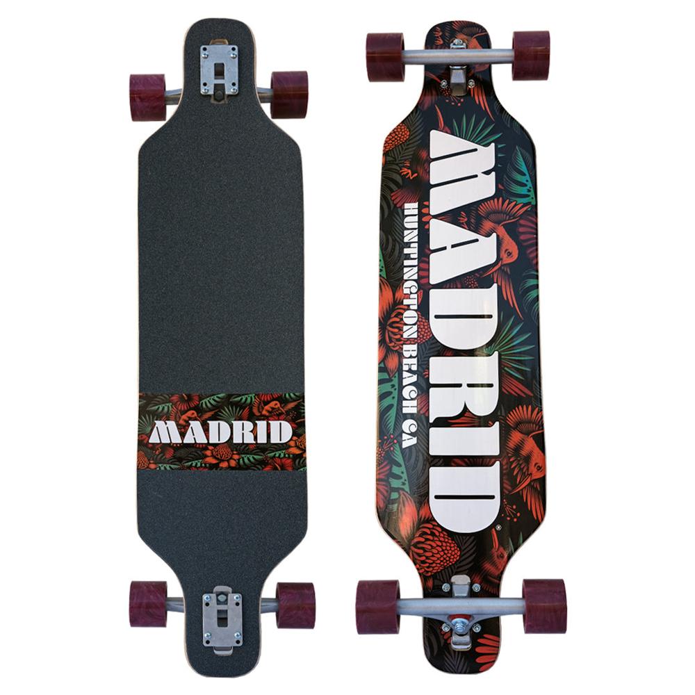 Madrid Trance Tropics 40" Top MountDrop Through Longboard Longboards USA