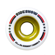 Madrid Venom SideShow 65mm/80A in White Skateboard Wheels - Longboards USA