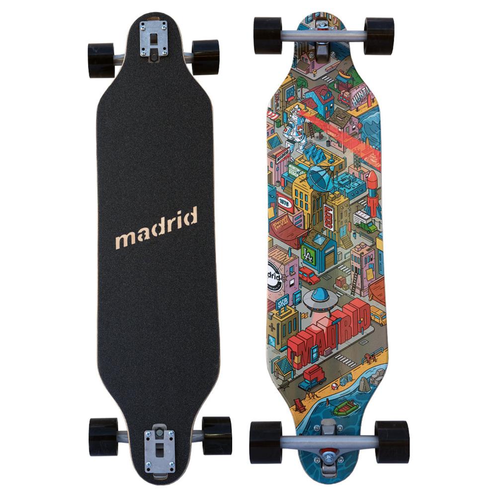 Madrid Weezer Madrid City 36" Top Mount Drop Through Longboard