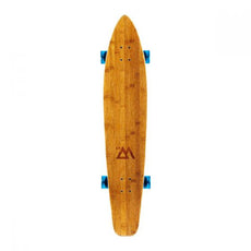 Magneto 44 Inch Bamboo Kicktail Longboard - Blue Wheels - Longboards USA