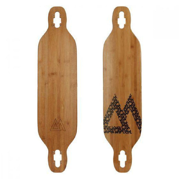 Magneto Bamboo Carving 38" Longboard - Deck Only - Longboards USA