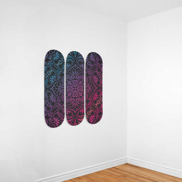 Mandala Skateboard Wall Art - Longboards USA