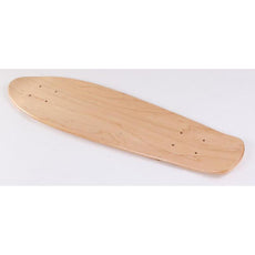Mini Blank Kicktail Longboard Natural Maple 25 inches Deck - Longboards USA