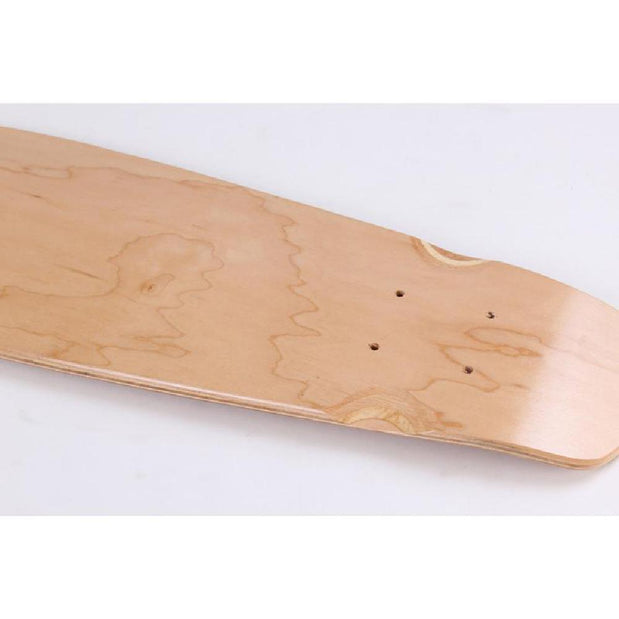 Mini Blank Kicktail Longboard Natural Maple 25 inches Deck - Longboards USA
