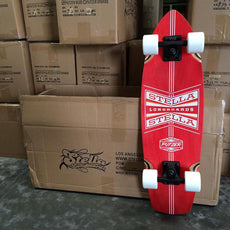 Mini Cruiser Red Putzer Complete - 27 x 8 - Longboard Skateboard - Longboards USA