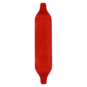 Moose - 8" x 40" Drop Down Deck Stained Red - Longboards USA