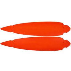 Moose - 9.25" x 46" Cut-Out Pintail Deck Orange - Longboards USA
