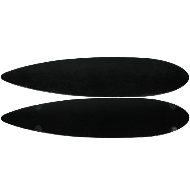 Moose - 9" x 43" Pintail Deck Black - Longboards USA