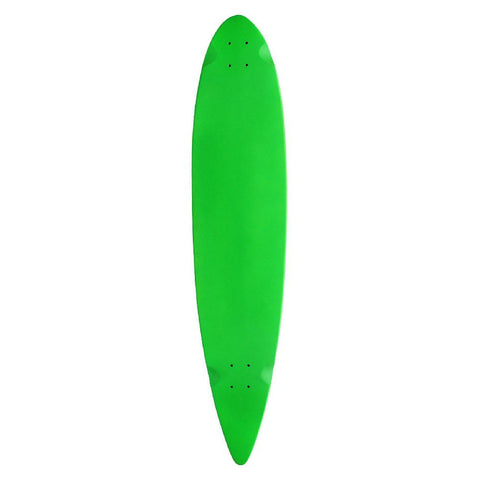 Moose - 9" x 43" Pintail Deck Green - Longboards USA