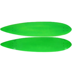 Moose - 9" x 43" Pintail Deck Green - Longboards USA