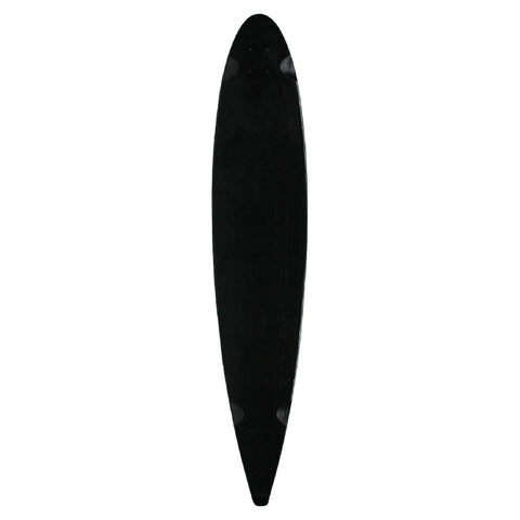 Moose - 9" x 47" Pintail Deck Black - Longboards USA