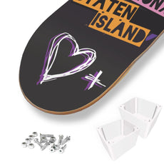 New York Sketch Skateboard Wall Art - Longboards USA