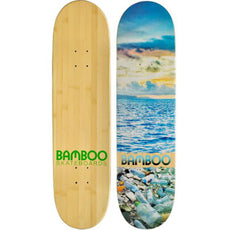 Ocean Disaster Graphic Bamboo Skateboard - Longboards USA
