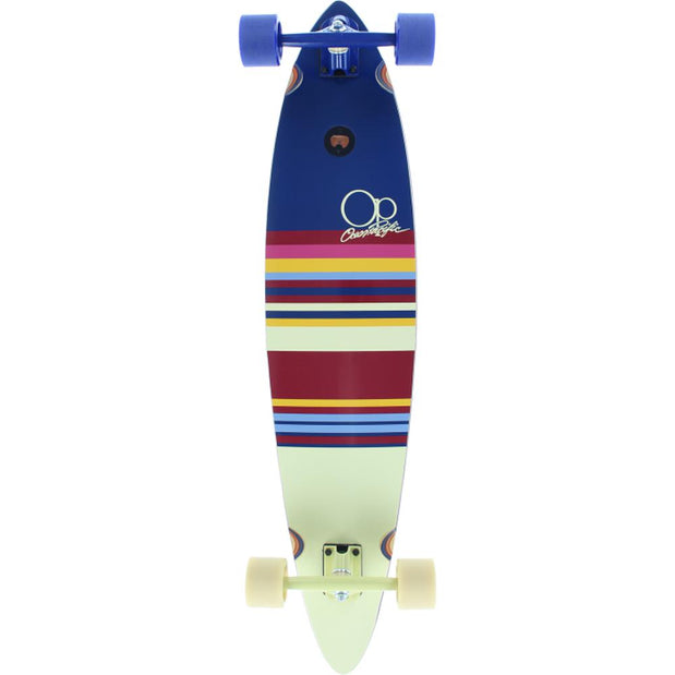 Ocean Pacific Swell Pintail Navy/Off-White 40" Cruiser Complete - Longboards USA