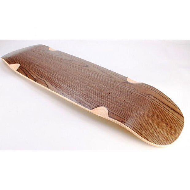 Old School 33" Dark Walnut Blank Kicktail Deck - Longboards USA