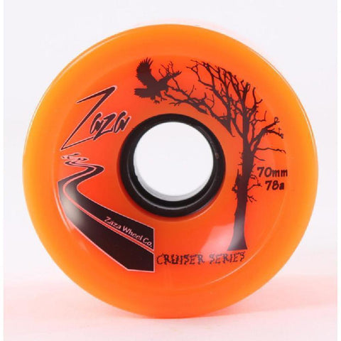 Orange Zaza Cruiser Longboard Wheels 70mm 78a - Longboards USA